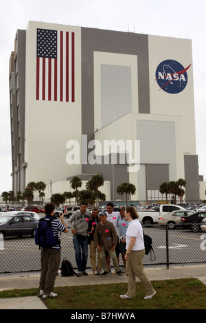 NASA Vehicle Assembly Building Kennedy Space Center Cape Canaveral Stockfoto