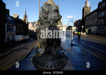 graue Brüder Bobby Statue in Edinburgh Stockfoto