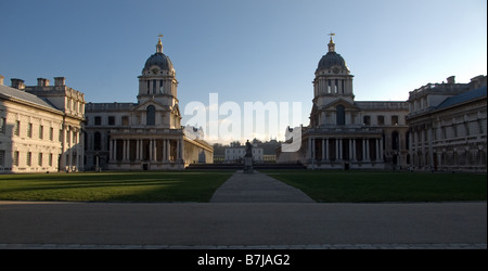 Royal Naval College Greenwich London England Stockfoto