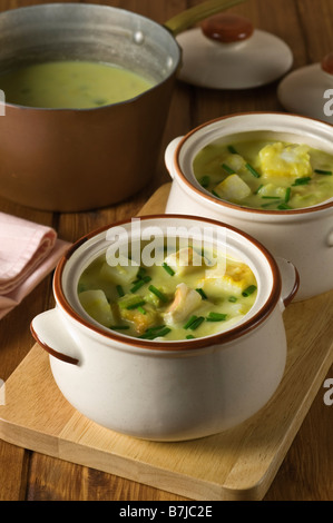 Cullen Skink Fischsuppe Scotland UK Stockfoto