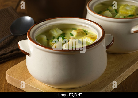 Cullen Skink Fischsuppe Scotland UK Stockfoto