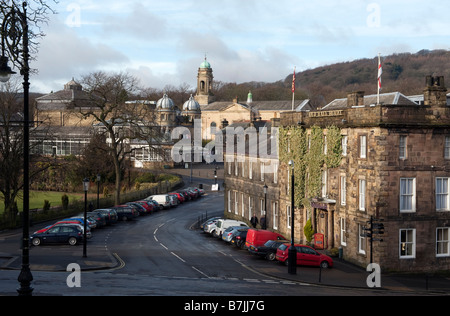 Das Quadrat in Buxton, Derbyshire, Großbritannien Stockfoto