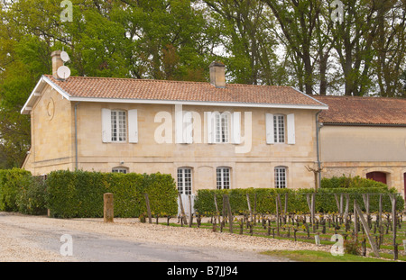 Chateau la Garde Pessac Leognan Gräber Bordeaux Frankreich Stockfoto