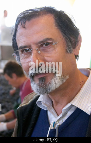 Alain Coculet, Maitre de Chai Winzer Chateau Phelan Segur St. Estephe Medoc Bordeaux Frankreich Stockfoto