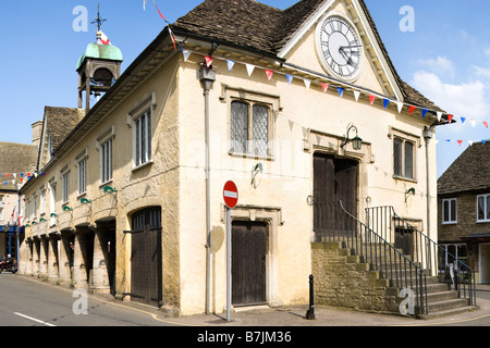 Das 17. Jahrhundert Market House in Cotswold Stadt von Tetbury, Gloucestershire Stockfoto