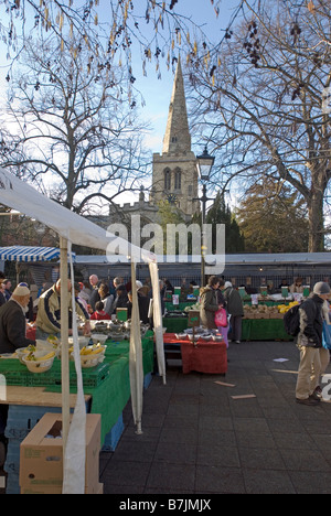 Bedford Markt, Bedfordshire, UK Stockfoto