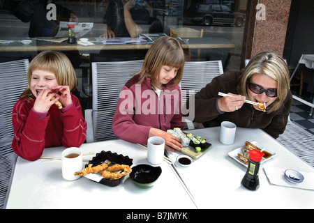 Sushi-Bar, Denman Street, Vancouver, Britisch-Kolumbien, Kanada Stockfoto