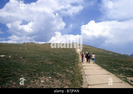 Gipfel des Rocky Mountain National Park, Colorado, USA Stockfoto