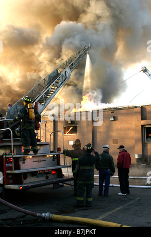 Commercial Building Brand New Jersey. Stockfoto