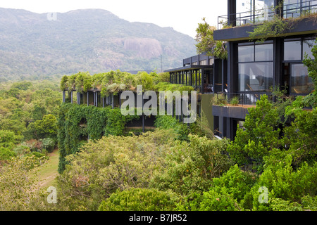 Kandalama Hotel in der Nähe von Dambulla in Sri Lanka Stockfoto