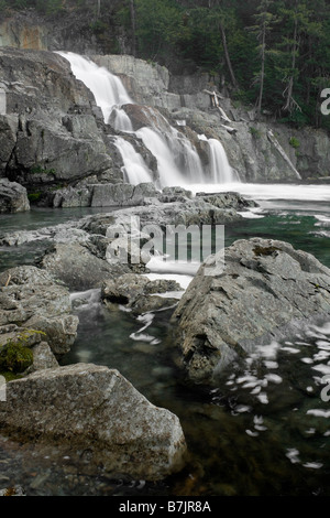 Lower Myra Falls, Strathcona Provincial Park, Vancouver Island, British ...