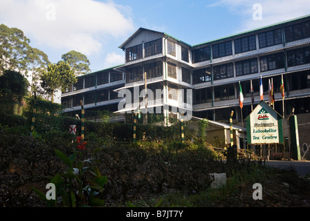 Mackwoods Labookellie Zentrum/Teefabrik in Nuwara Eliya, Sri Lanka Stockfoto