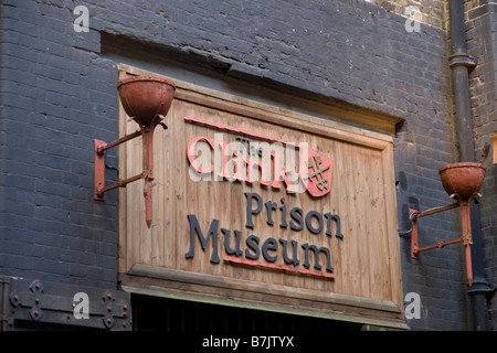 Das Clink Prison Museum Southwark South Bank London England-Großbritannien Stockfoto