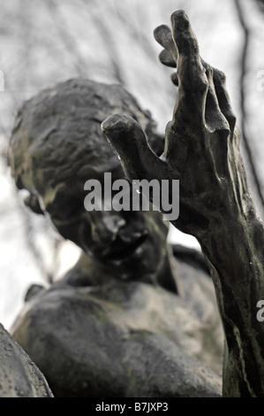 ´The Bürger Calais´ von Auguste Rodin im Musée Rodin in Hotel Biron, Paris, Frankreich Stockfoto