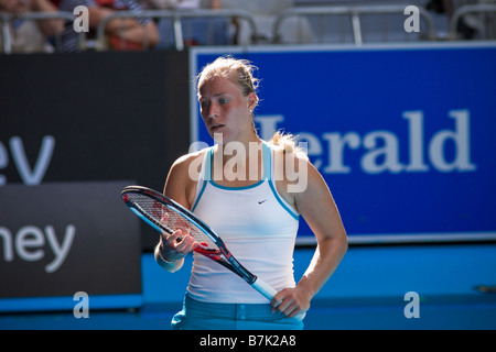 MELBOURNE-20 Januar: Tennisspielerin Angelique Kerber bei den Australian Open am 20. Januar 2009 in Melbourne Australien. Stockfoto
