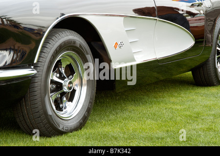 1959 Corvette Cabrio auf dem Display an einer Auto-Show in Arizona Winter 2007 Stockfoto