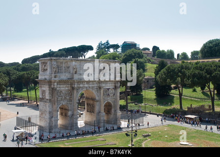 Arco Di Constantino, Bogen von Constantine, Rom Stockfoto