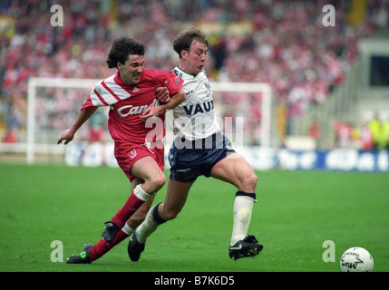 Dean Saunders Liverpool V Sunderland-FA-Cup-Finale im Wembley-Stadion 9 5 92 Stockfoto