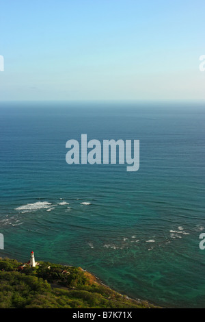 Leuchtturm an der Südküste von Oahu, Hawaii, Vereinigte Staaten Stockfoto