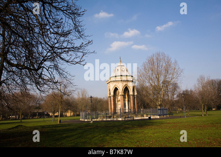 Die Burdett-Coutts Memorial Trinkbrunnen im Victoria Park, Tower Hamlets, East London, GB UK Stockfoto