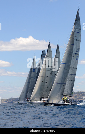 Start des Rennens Rolex Trophy Rating Serie Sydney Australien 2008 Stockfoto