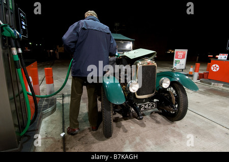 1927 Alvis 12 50 TG Sport während der VSCC Measham Nacht Rallye Januar 24-25-2009 Stockfoto