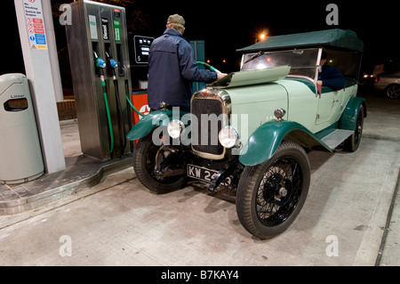 1927 Alvis 12 50 TG Sport während der VSCC Measham Nacht Rallye Januar 24-25-2009 Stockfoto