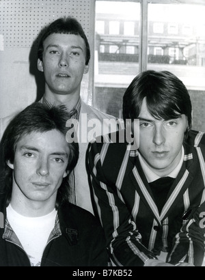 DIE JAM - UK pop Gruppe von links: Paul Weller über 1979, Bruce Foxton und Rick Buckler Stockfoto