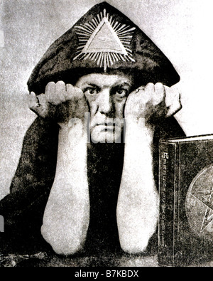 ALEISTER CROWLEY, englischer Schriftsteller und Magier 1875-1947 Stockfoto