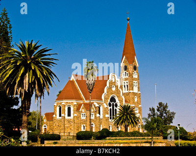Evangelisch-Lutherische Kirche in Windhoek Namibia Stockfoto