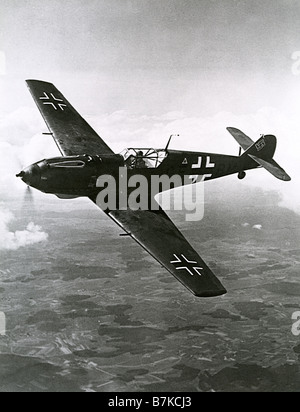 Jagdflugzeug MESSERSCHMITT Bf109 E deutsche WW2 Stockfoto