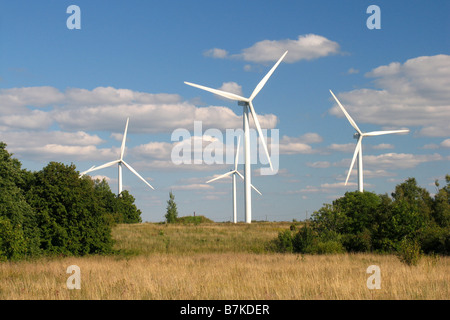 Wind-Generator, Harjumaa, Estland, Europa Stockfoto