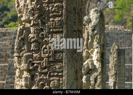 Honduras, Copan, Maya Ruinen von Copan, ein UNESCO-Weltkulturerbe. Stockfoto
