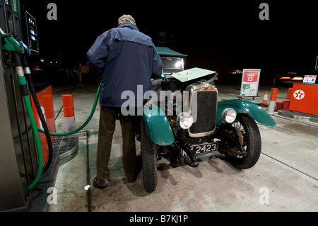 1927 Alvis 12 50 TG Sport während der VSCC Measham Nacht Rallye Januar 24-25-2009 Stockfoto