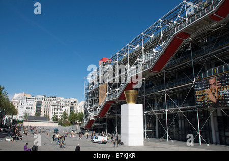 Pompidou Centre, Beaubourg, Paris Stockfoto