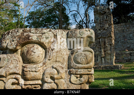 Honduras, Copan, Maya Ruinen von Copan, ein UNESCO-Weltkulturerbe. Stockfoto