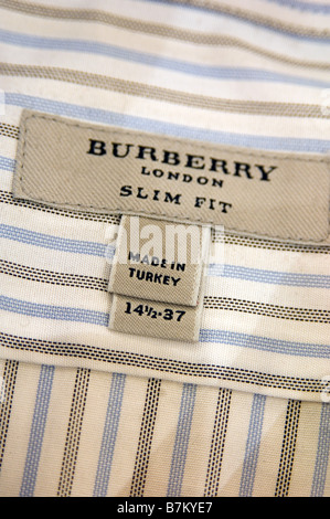 Burberry Stockfoto