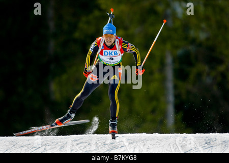 GREIS Michael SK Nesselwang Biathlon Weltcup Sprint Männer Ruhpolding 17 1 2009 Stockfoto