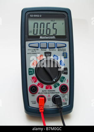 Autoranging Digital multimeter Stockfoto