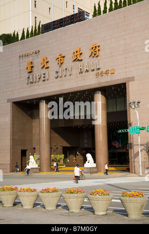 Taipei City Hall Taiwan Insel Republik China Asien Stockfoto