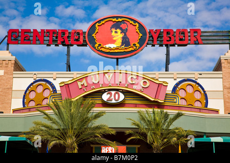 Historic Ybor City Nachbarschaft von Tampa Florida Stockfoto