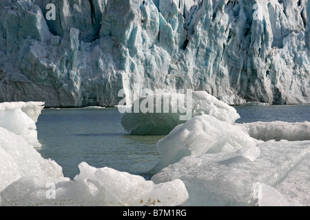 14. Juli-Gletscher, Spitzbergen, Norwegen Stockfoto
