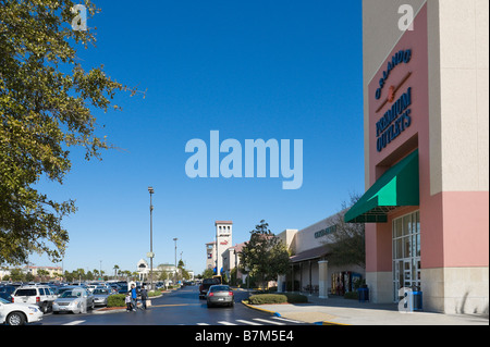 Premium-Outlets auf Vineland Avenue, Lake Buena Vista, Orlando, Zentral-Florida, USA Stockfoto