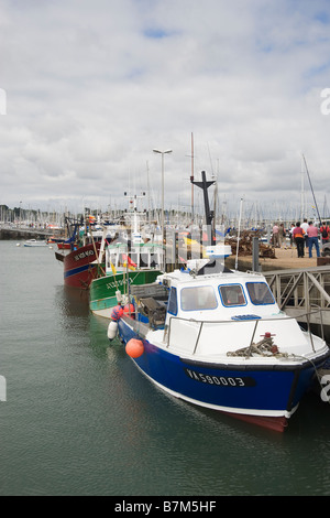 Fischerhafen von La Trinité sur Mer, Frankreich Stockfoto