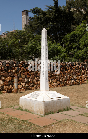 Obelisk in Nairobi Hauptstadt von Kenia Stockfoto