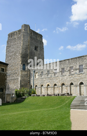 St.-Georgs-Turm und der Oxford Castle Entwicklung, Oxford, Oxfordshire, Vereinigtes Königreich Stockfoto