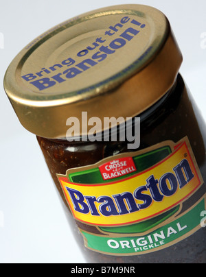 Crosse und Blackwell Branston Pickle original Glas Stockfoto