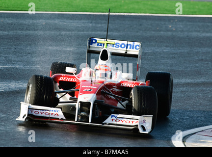 Timo GLOCK Testdrives der Toyota TF 109 Formel1 Rennwagen im Januar 2009 Stockfoto