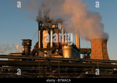 ThyssenKrupp großes 8 blast Furness, Duisburg, Nordrhein-Westfalen, Deutschland. Stockfoto