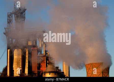 ThyssenKrupp großes 8 blast Furness, Duisburg, Nordrhein-Westfalen, Deutschland. Stockfoto